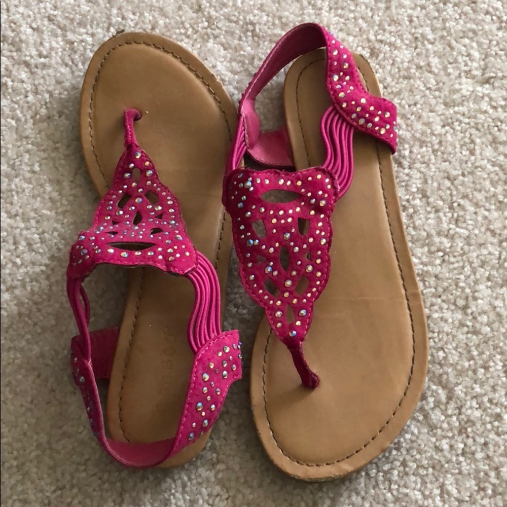 Pink sandals